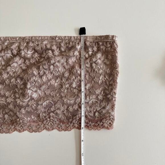 handmade neutral lace sheer tube top - Picture 8 of 10